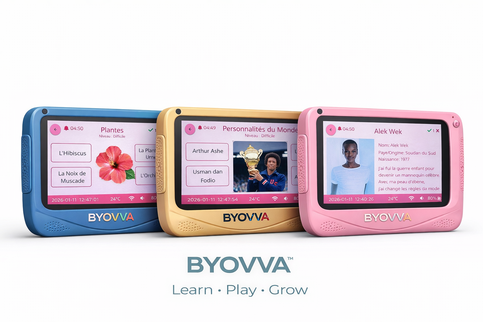 BYOVVA Tablettes Éducatives