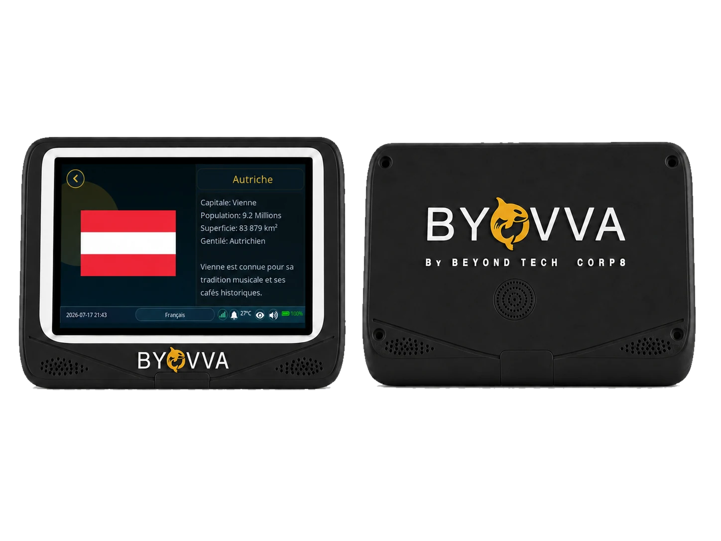 BYOVVA tablet in Black