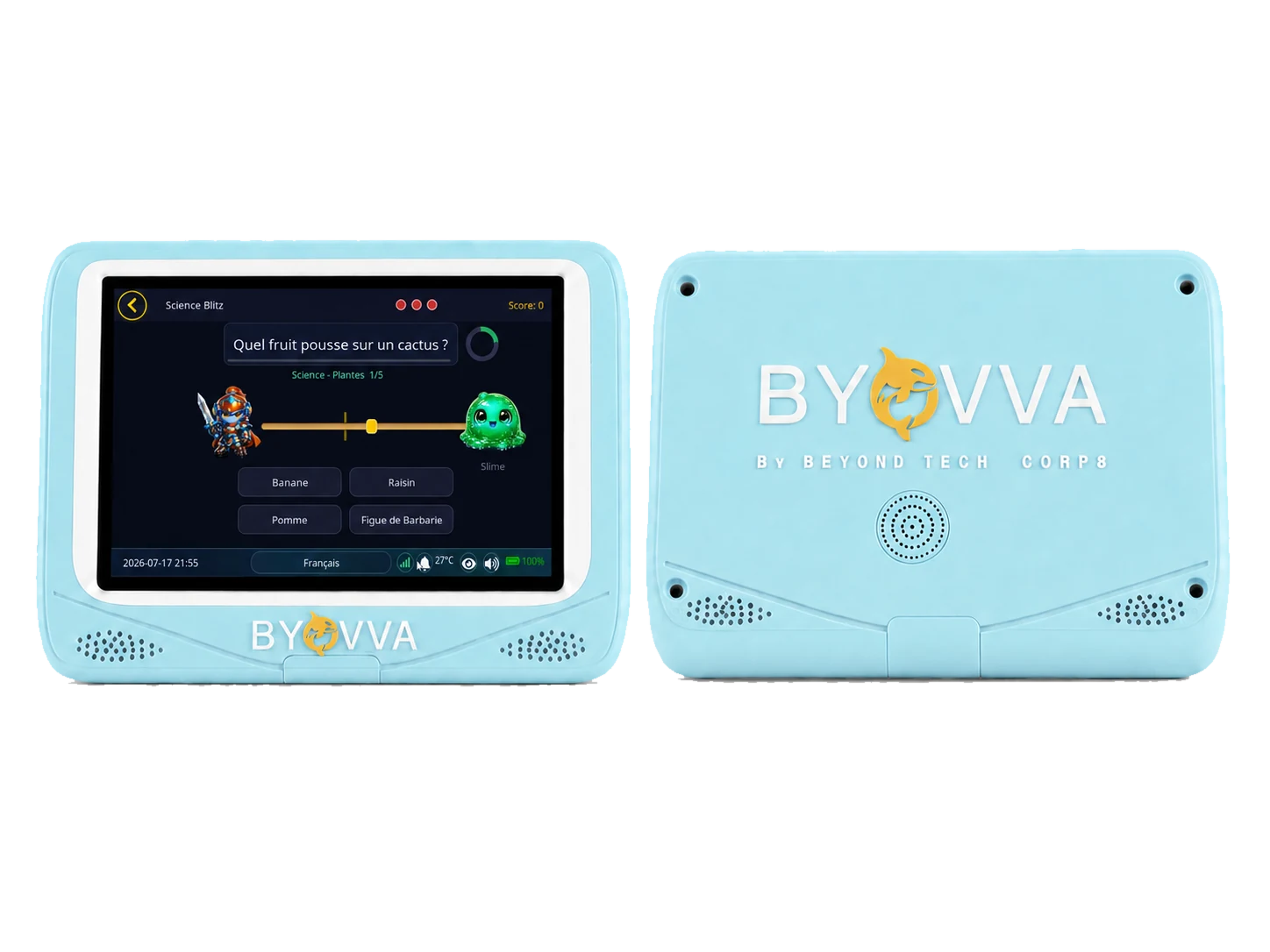 BYOVVA tablet in Glacier blue