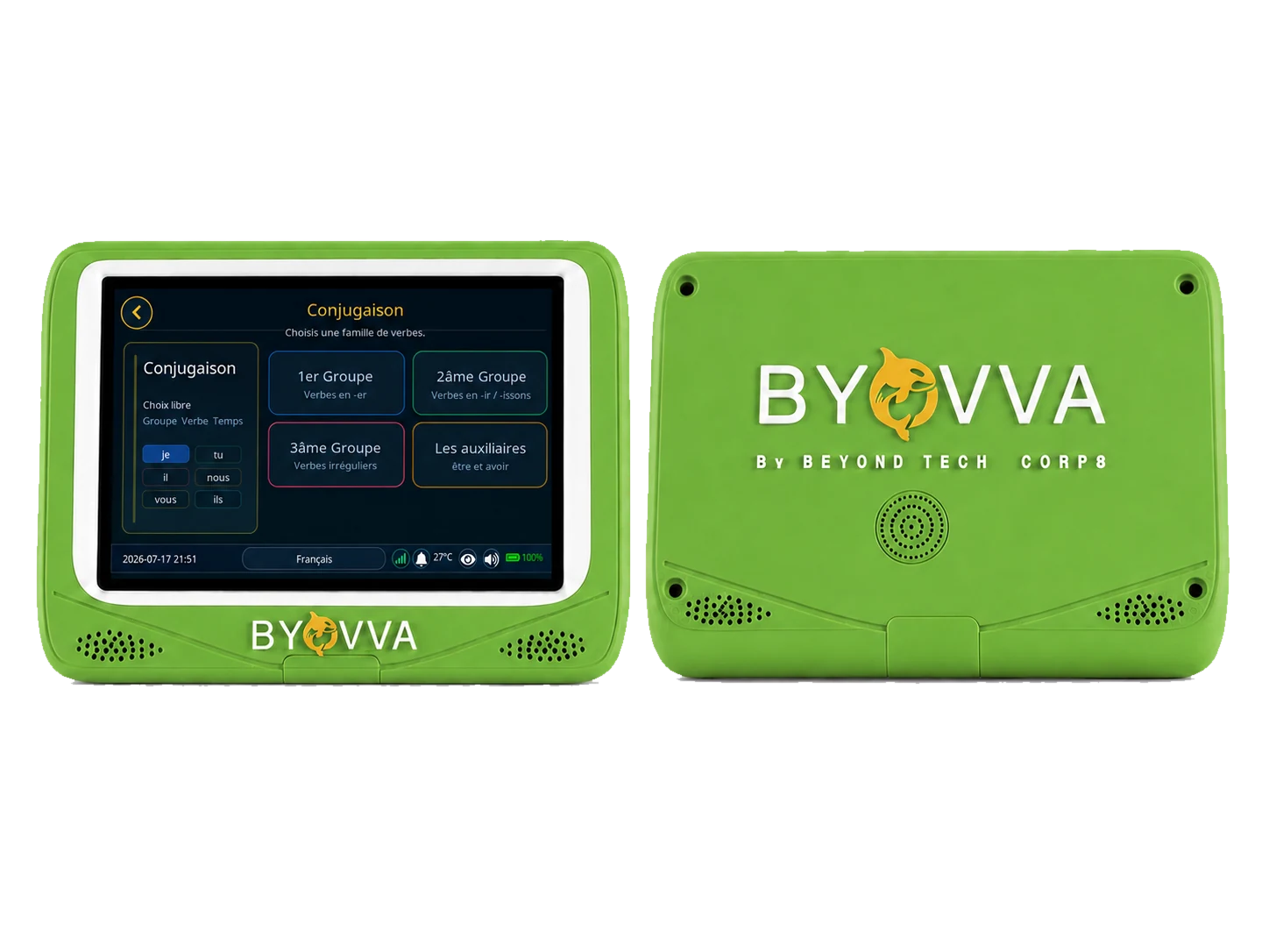 BYOVVA tablet in Nature green