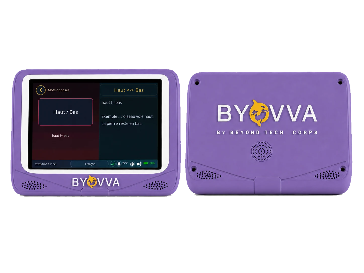 BYOVVA tablet in Lavender purple