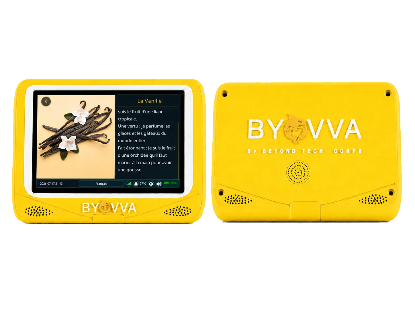 BYOVVA tablet in Sun yellow